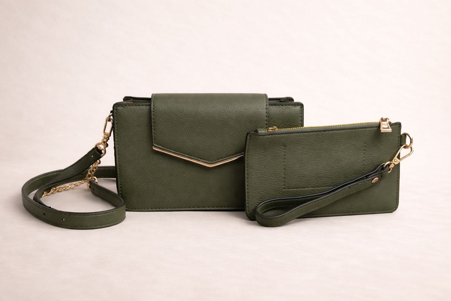 Envelope Crossbody & Wristlet Set