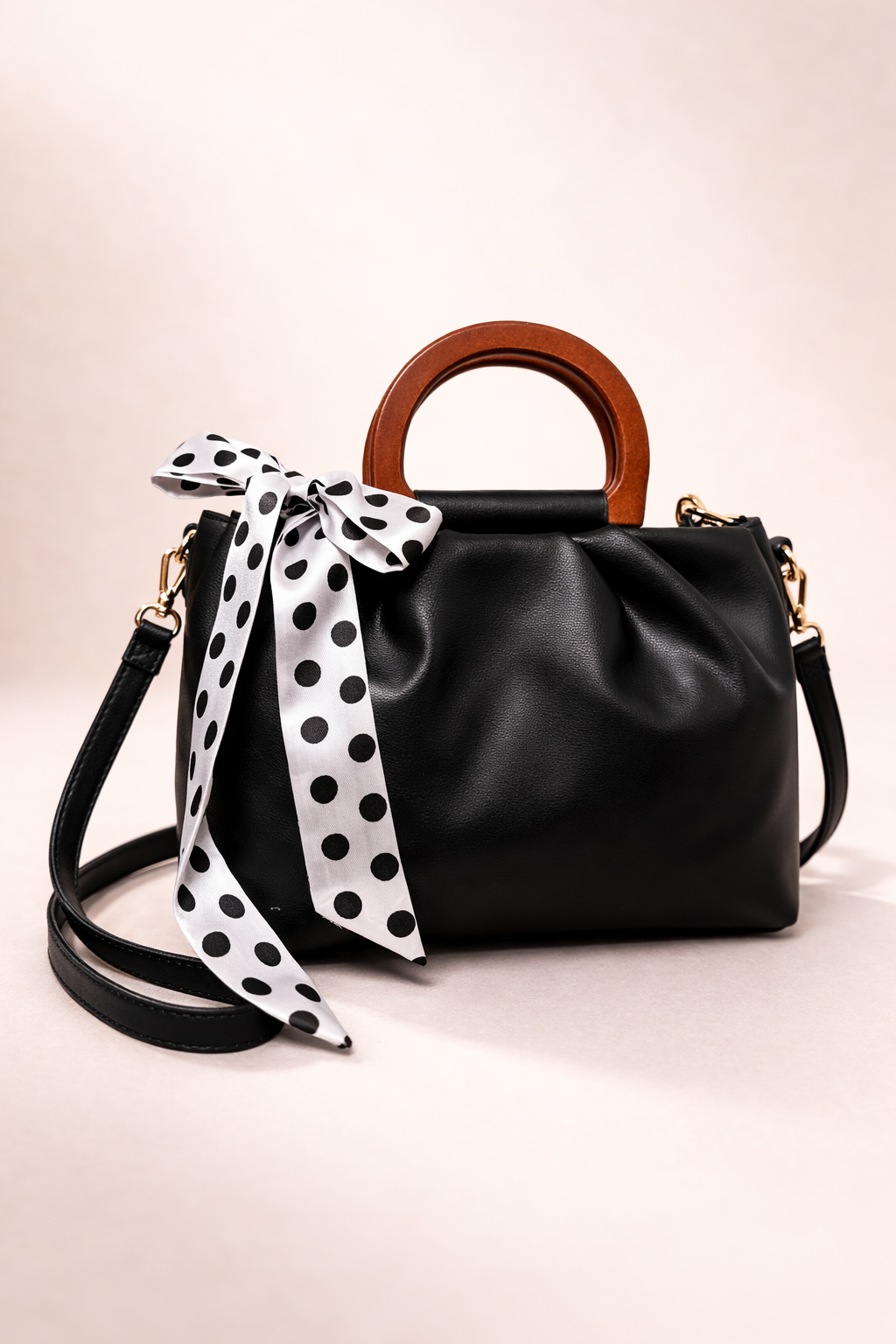Polka Dot Bow Satchel